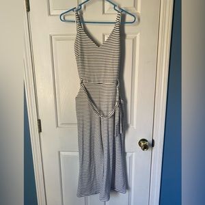 Monteau Striped Jumpsuit